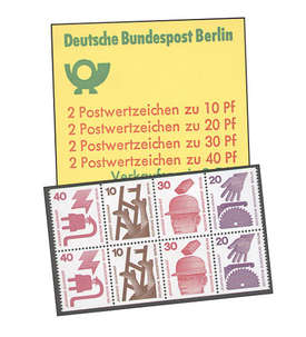 Berlin Markenhefte Nr. 9cIIa+b,9dIa+b+9dIIa+b postfrisch **