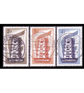 Luxemburg Nr. 555-557 gestempelt Europa CEPT 1956