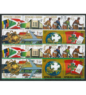 Burundi Nr. 1069-1084 A ** postfrisch 100 Jahre Weltpostverein