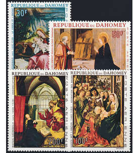 Dahomey Nr. 331-334 ** postfrisch Weihnachten 1967: Gem�lde