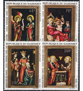 Dahomey Nr. 439-442 ** postfrisch Weihnachten 1970: Gemlde