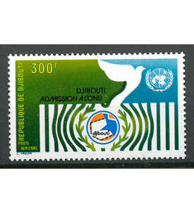Dschibuti Nr. 204 ** postfrisch UNO-Emblem/Friedenstaube