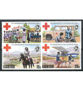 Lesotho Nr. 195-198 ** postfrisch Rotes Kreuz