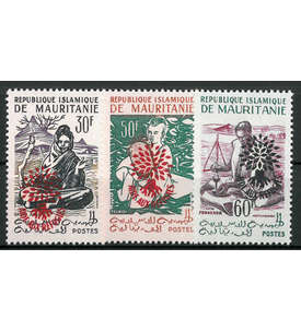 Mauretanien Nr. III-V/II ** postfrisch Internationales Flüchtlingsjahr 1960