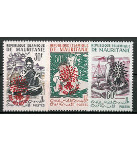 Mauretanien Nr. III-V/II ** postfrisch Internationales Flchtlingsjahr 1960