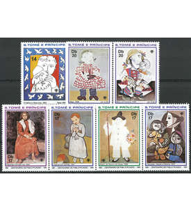 Sao Tom� und Principe Nr. 714-720 A **  postfrisch Picasso-Gem�lde