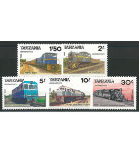 Tansania Nr.281-285 ** postfrisch Eisenbahn
