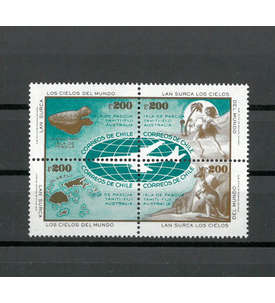 Chile Nr. 812-815 ** postfrisch LAN-Er�ffnungsflug