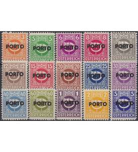 sterreich Porto Nr. 189-203 postfrisch **