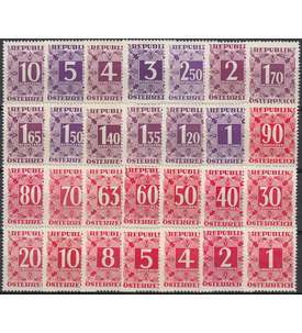sterreich Porto Nr. 232-259x postfrisch **