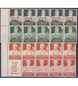 Dt. Reich Markenheftchenblatt Nr. 101+102 postfrisch Nothilfe 1934 - Berufsstnde