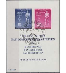 DDR Block 11 mit Sonderstempel Berlin Vlkerverstndigung