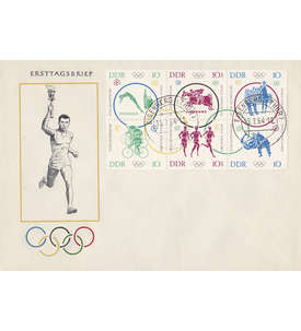 DDR Nr. 1039-44 Ersttagsbrief Olympische Spiele 1964