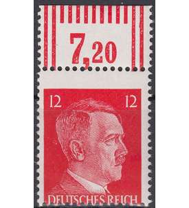 Deutsches  Reich Nr. 827 postfrisch Verzähnung Oberrandstück