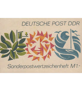 DDR Sondermarken-Heftchen SMHD 3 postfrisch ** Freizeit - grüne Schrift