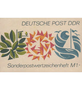 DDR Sondermarken-Heftchen SMHD 3 postfrisch ** Freizeit - grne Schrift