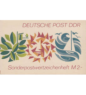 DDR Sondermarken-Heftchen SMHD 4 postfrisch ** Freizeit - rote Schrift