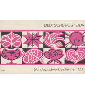 DDR Sondermarken-Heftchen SMHD 6 postfrisch ** Flora und Fauna