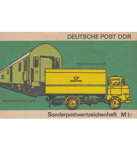 DDR Sondermarken-Heftchen SMHD 9 postfrisch ** Posttransportmittel