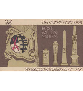 DDR Sondermarken-Heftchen SMHD 13 postfrisch ** Postmeilensulen