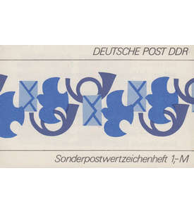 DDR Sondermarken-Heftchen SMHD 15 postfrisch ** Posthrner und Brieftauben