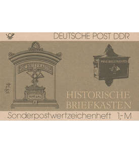 DDR Sondermarken-Heftchen SMHD 22 postfrisch ** Historische Briefksten