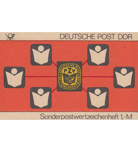 DDR Sondermarken-Heftchen SMHD 24 postfrisch ** Post-Zeitungsvertrieb