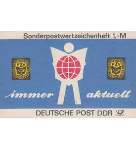 DDR Sondermarken-Heftchen SMHD 27 postfrisch ** Zeitungsvertrieb