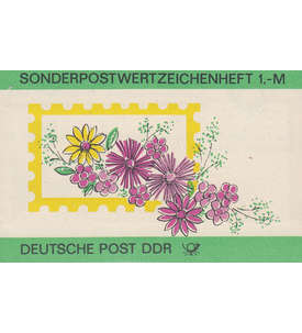 DDR Sondermarken-Heftchen SMHD 30 postfrisch ** Blumen