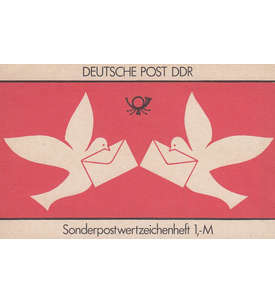 DDR Sondermarken-Heftchen SMHD 31 postfrisch ** Brieftauben