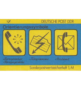 DDR Sondermarken-Heftchen SMHD 32 postfrisch ** Orientierungssymbole