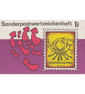 DDR Sondermarken-Heftchen SMHD 40 postfrisch ** Briefmarke mit Posthorn