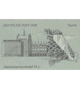 DDR Sondermarken-Heftchen SMHD 45 postfrisch ** Rostock