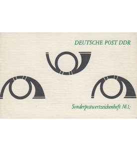 DDR Sondermarken-Heftchen SMHD 10 II postfrisch ** 3 Posthrner