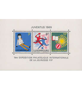 Luxemburg postfrisch mit Block 8