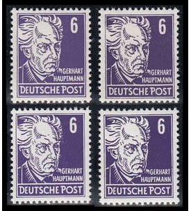 DDR Nr. 328vaXI,vaXII,vbXI + vbXII postfrisch **