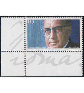 BRD Bund Nr. 1963 postfrisch ** Ecke unten links mit berbreitem Rand