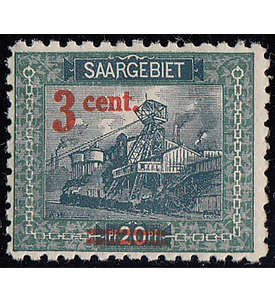 Saar Nr. 70B postfrisch **