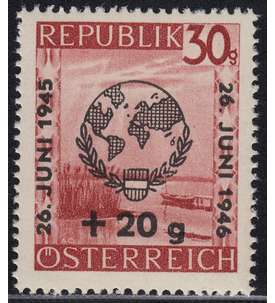 sterreich Nr. 771 V postfrisch ** Plattenfehler