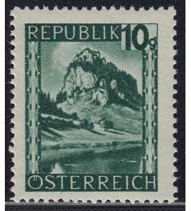 sterreich Nr. 745 postfrisch ** wolkige Gummierung