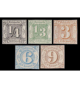 Thurn und Taxis Nr. 26,27,31,33+34 postfrisch