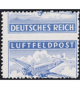 Deutsches Reich Feldpost Nr. 1B postfrisch Verzhnung