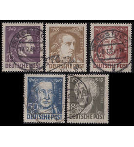 Deutschland bis 1949 gestempelt mit SBZ Nr. 234-238