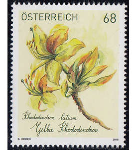 sterreich Nr. 3386 postfrisch ** Treuemarke 2018 Rhododendron
