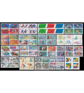 BRD/Berlin Sporthilfe-Stze 1978-1994 postfrisch **
