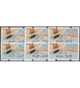 BRD Bund ATM8 TS1 postfrisch ** 045/070/085/145/260/450 Cent Briefmarken 2017 mit Nr.