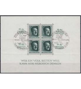 Dt. Reich Block 11 mit SST D�sseldorf-Reichsausstellung Schaffendes Volk 1937