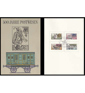 500 Jahre Postwesen mit DDR Nr. 3354-3357