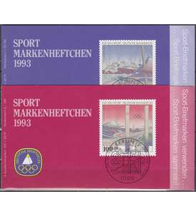 BRD Bund Sportmarkenheftchen 1993 postfrisch ** 2 Hefte