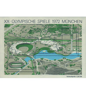 BRD Bund Block 7 postfrisch ** 100er Päckchen Olympia 1972